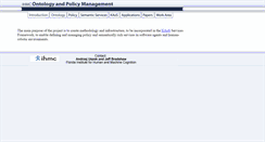 Desktop Screenshot of ontology.ihmc.us