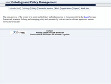 Tablet Screenshot of ontology.ihmc.us